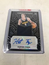 Panini Obsidian Basketball Hunter Tyson Nuggets Signed Memorabilia 2023-24