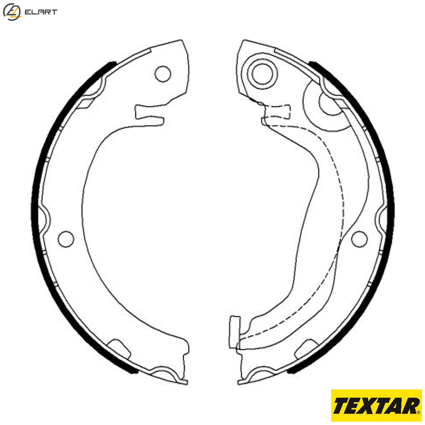 BRAKE SHOE SET PARKING BRAKE 91077300 FOR TOYOTA 2ZR-FAE 1.8L 2AD-FHV 2.2L 4cyl