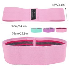 Yoga Hip Resistance Band Set Portable Fitness Elastic Band Women Squat Loop Body