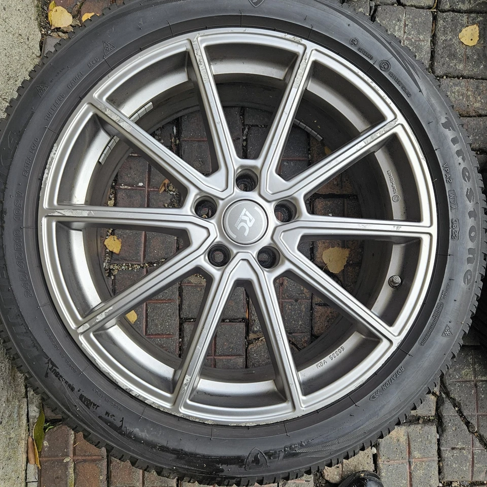 Felgen Brock RC32 19" 5x112 Winterreifen 245/45 Vito V-Klasse W447 GlA GlB Räder - Bild 4 von 4