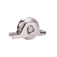 Laufrolle Ø100 Mm Ø20 Edelstahl V4A InnenstüTzplatte 2 Kugellager