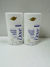 Dove Anti-chafe Whole Body Deo Deodorant Stick Coconut Vanilla 2.6 Oz X 2