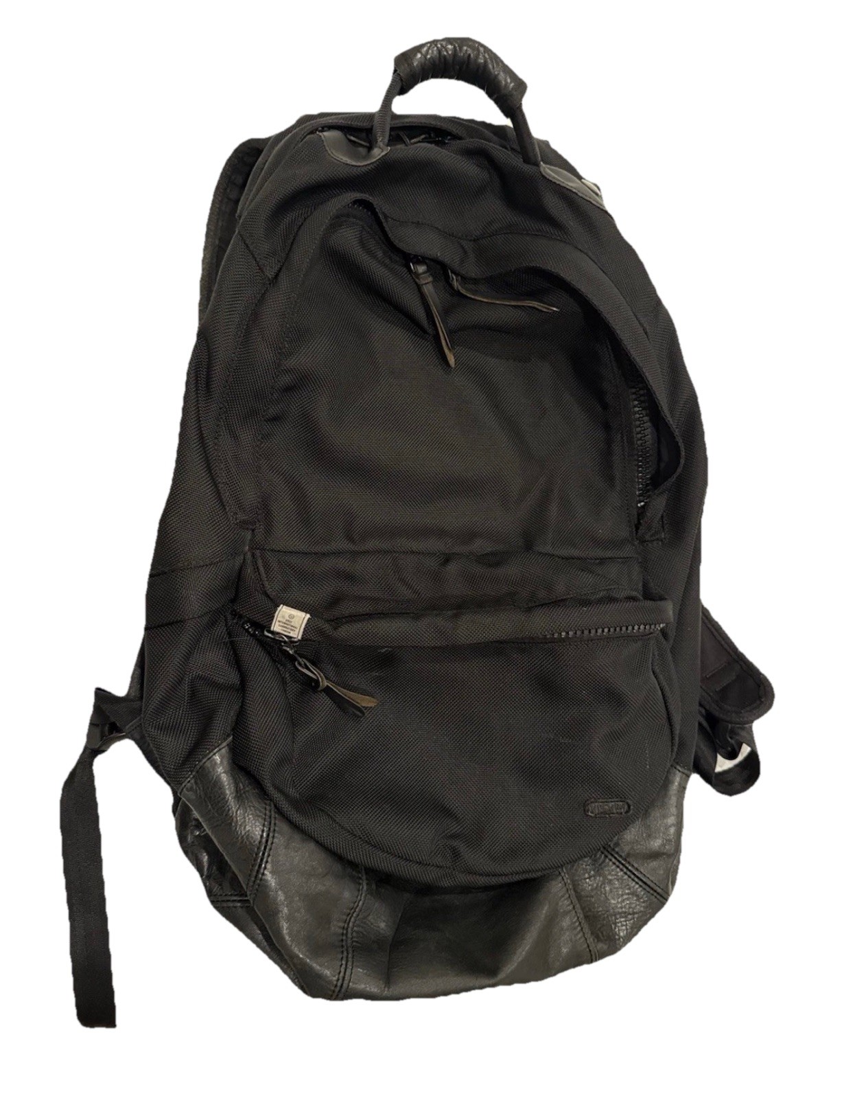 Visvim Ballistic 20L Backpack Black With Leather … - image 1