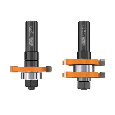 CMT 800.626.11 2-Pc Tongue & Groove Set, 1/2'' Shank, SinterHip Carbide