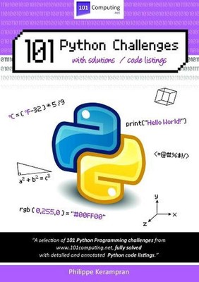 101 Python Herausforderungen mit Lösungen / Code Listings von Philippe Kerampran (engl.