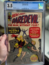 Daredevil 4 1964 CGC 3.5 First Purple Man 