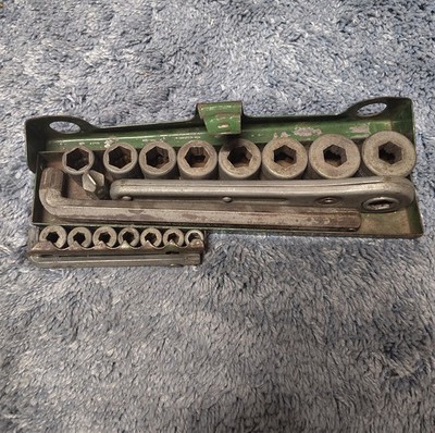 Vintage Indestro Socket Set And Ratchet 