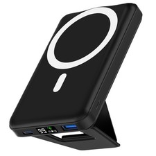 10000mAh Magnetic Power Bank for MagSafe, Foldable Portable Charger, Fast Chargi