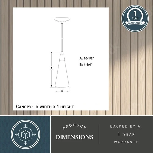 Vaxcel Lighting P0409 Milano 4"W Mini Pendant - Nickel - Picture 12 of 12