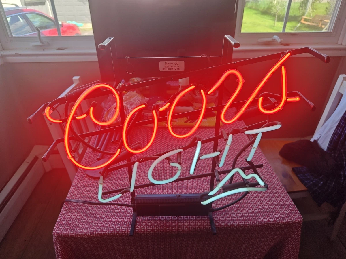 vintage coors beer neon sign products for sale | eBay