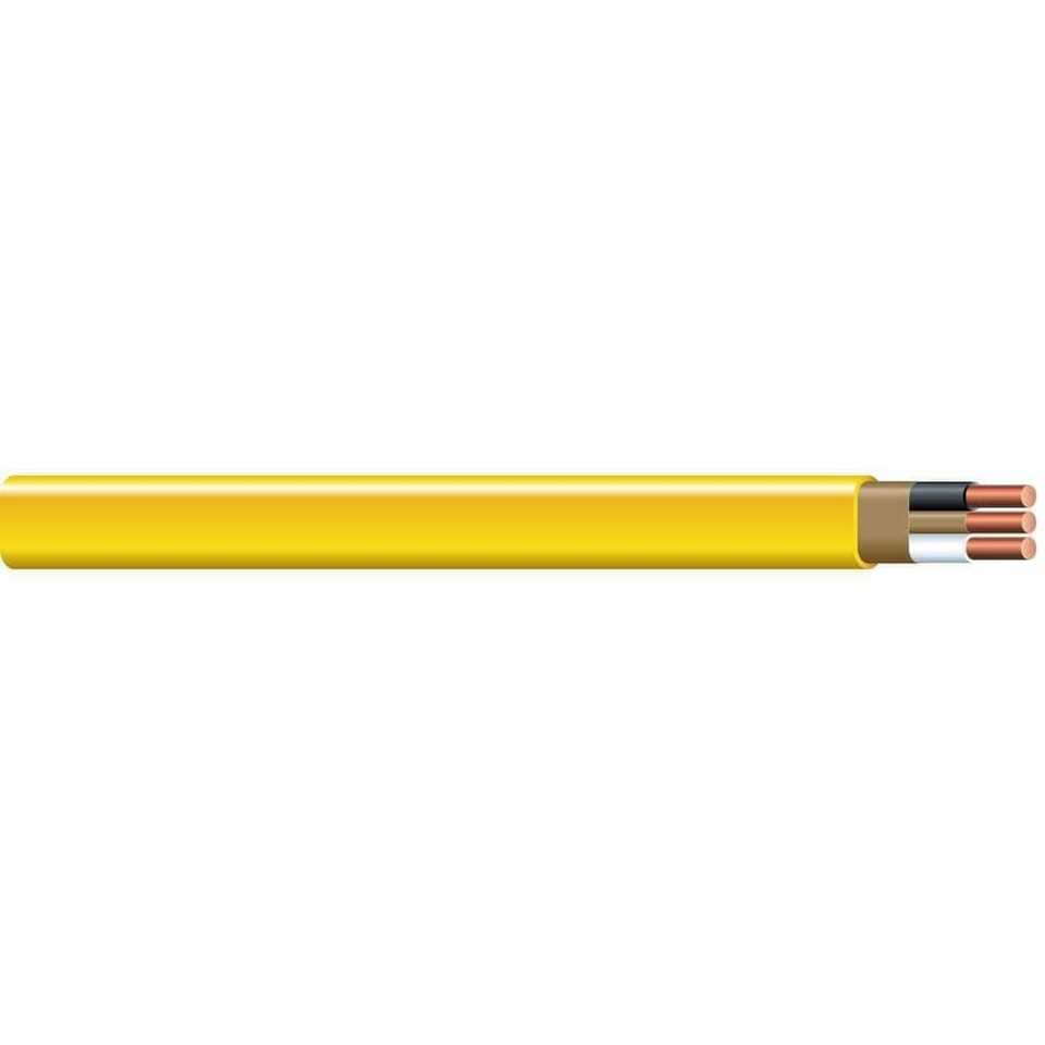 250 ft. 12/2 Solid Romex SIMpull CU NM-B W/G Conductor Wire Residential ...