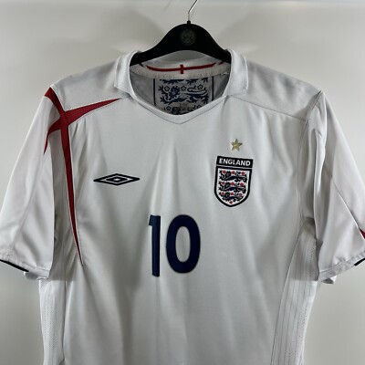 England Owen 10 Home Football Shirt 2005/07 Adults Large Umbro