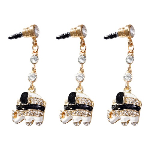 3 Pcs Dust Plug Plastic Mobile Dustproof Plugs Earphone Jack Charm - 第 1/12 張圖片