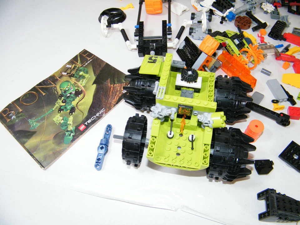 2 ФУНТА LEGO БИОНИКЛ; Б/У ДЕТАЛИ, КИРПИЧИКИ, БЛОКИ, БЕЗ МИНИ ФИГУРОК, 75% LEGO BIO 1 - Изображение 2 из 4