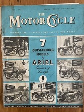 The Motor Cycle Jun 1956 BSA Rocket Surtees Ariel Royal Enfield 350 Bullet AJS