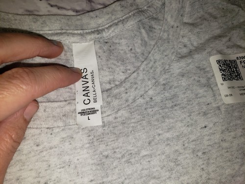 Pasta - T-shirt manica corta grafica parodia NASA taglia large grigio erica - Foto 3 di 4