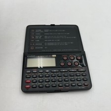 Casio DC-7500A Calculator World Time Clock Phone Directory 500 Data Bank