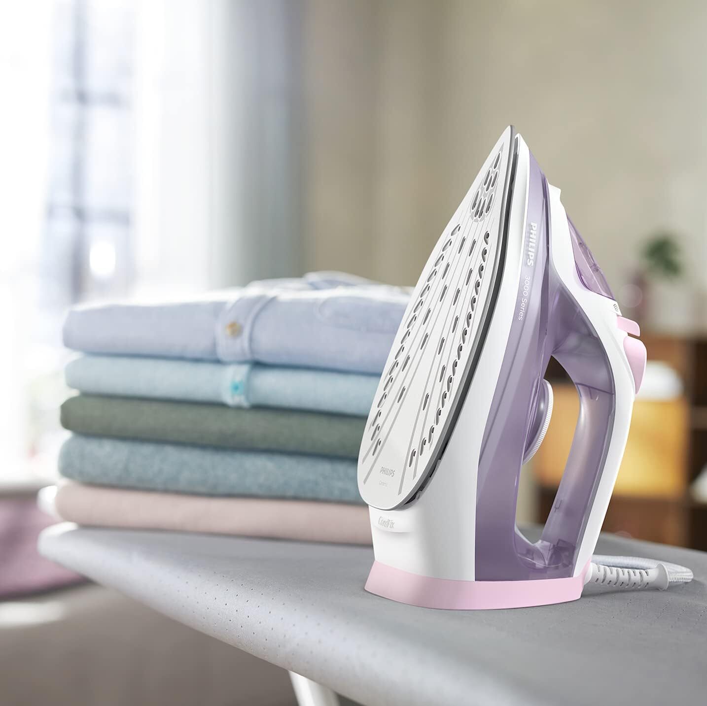 Fer à repasser anti-goutte 2000W pour éliminer les faux plis sans tacher le linge délicat - 3