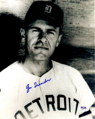 Gus Triandos autographed signed 8x10 photo MLB Detroit Tigers PSA COA