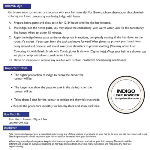 INDUS VALLEY 100% Organic Indigo Powder (400g) - Picture 5 of 6