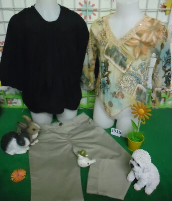 lot 14 vêtements enfant 10 ans fille,t-shirt,pantacourt,short,robe,chemisier ... - Photo 1/4