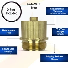 RV40401 190030 Drain Plug Cap Assembly for FNS Plus/Clean & Clear Plus