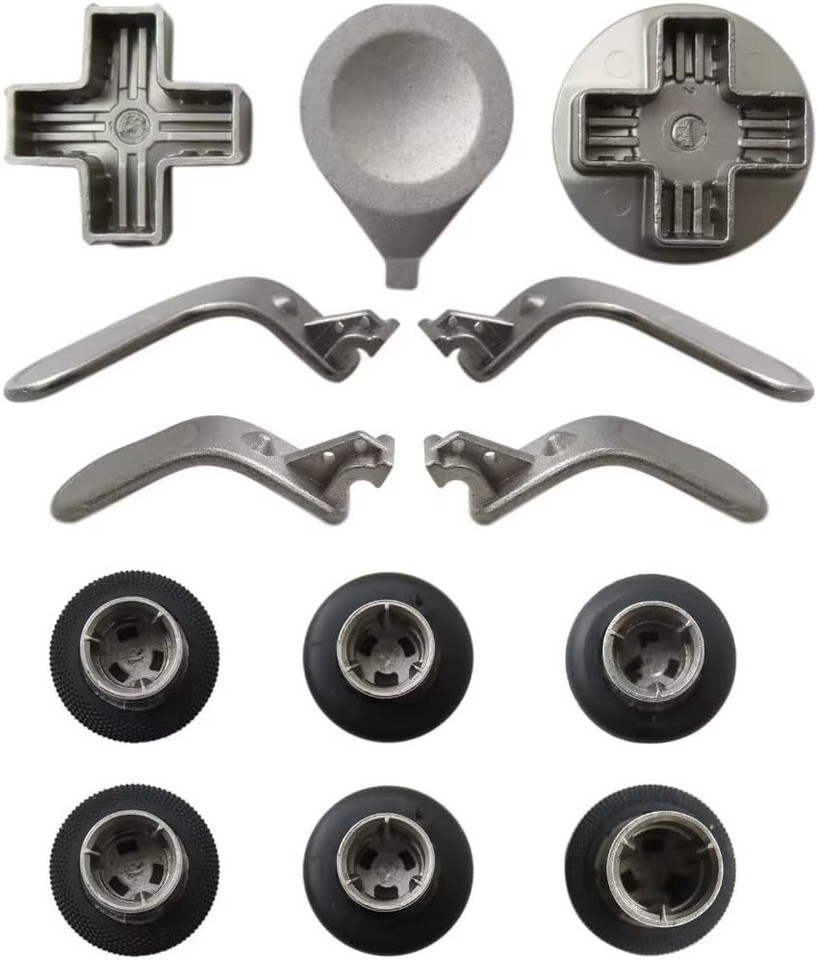 Kit Paddle Magnetiche Con Levette Per Controller Xbox One Elite Series 2 – Argento, Oro E Nero