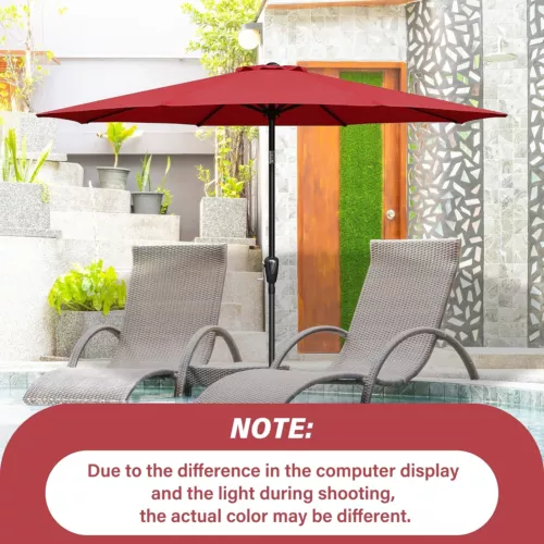 Patio Umbrella Top Canopy Replacement Cover ONLY fit 9' 8 Rib Outdoor Umbrella - Picture 47 of 58