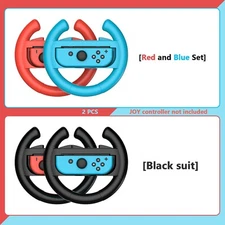 Premium Real Gamepad Accessories U-Shaped Steering Wheel Grip f Nintendo Joy-Con