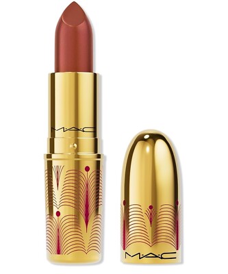 MAC Frost Lipstick In Brushed In Bronze Full Size 0.1 oz/3g New