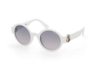 Authentic Moncler Sunglasses ML 0243-21C White W/ Gray lens ''NEW''51mm