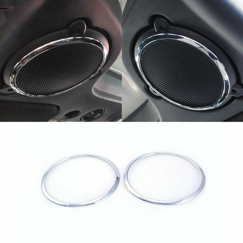 Cubierta de borde de decoración de marco de altavoz de techo superior 2 piezas para Jeep Wrangler JK JKU 2007-17 - Imagen 24 de 70
