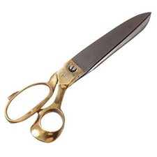 Brand New Heavy Duty Professional Tailor Scissors Brass Handle Super Free ship