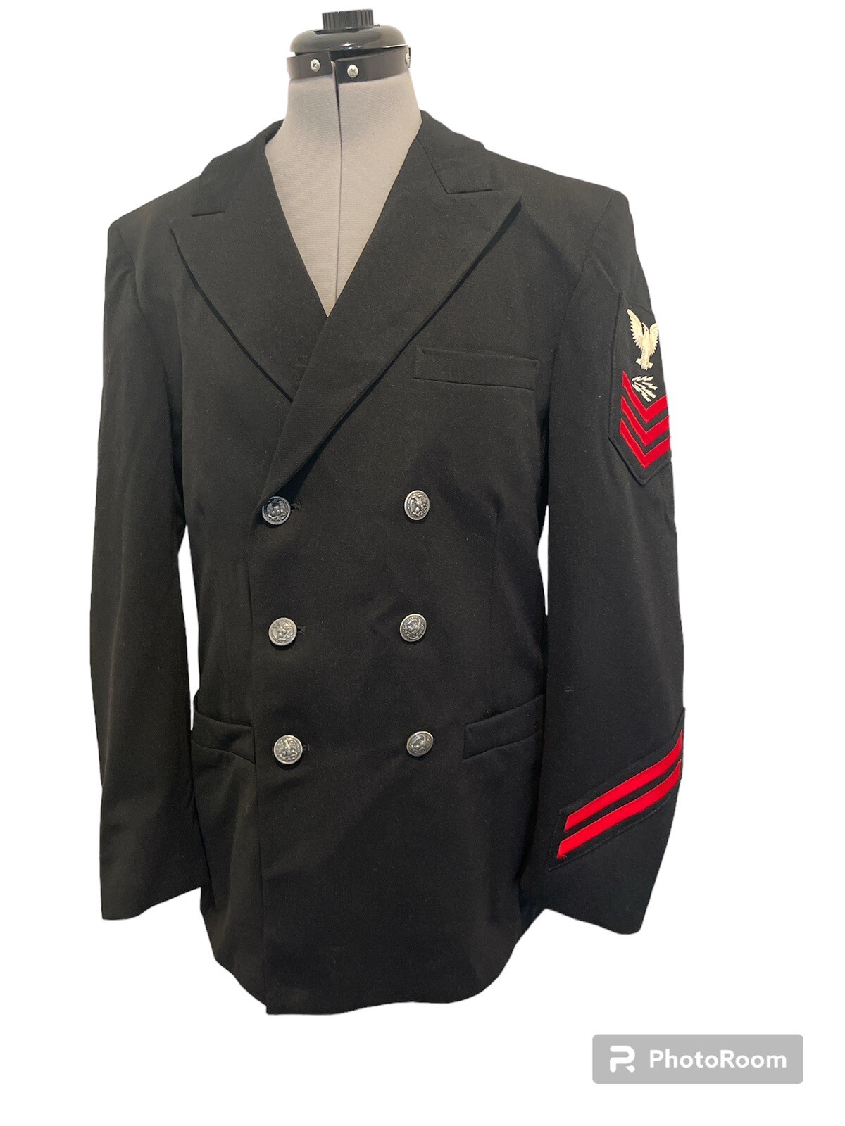 DCC BLACK US NAVY Military Uniform Jacket custom size eBay