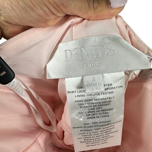 Parfait rosa Netz Spitze trägerlos gerafft formell Minikleid 4 Kokette Fee - Bild 3 von 8