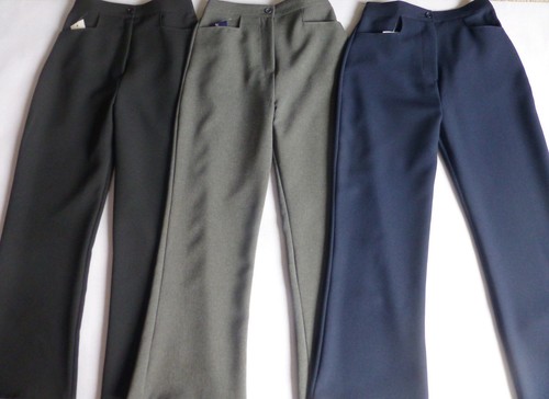 Womens/Ladies Smart Trousers Short Leg 