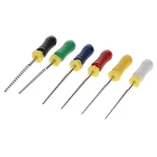 House Brand Dentistry 400223 HSB K-Files Flex-Type 25mm 45-80 Assorted Steel 6Pk