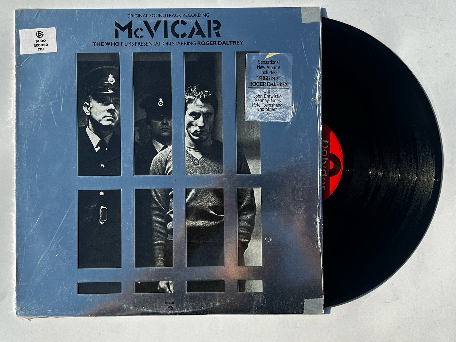 MCVICAR SOUNDTRACK ROGER DALTREY WHO USED VINYL LP RECORD