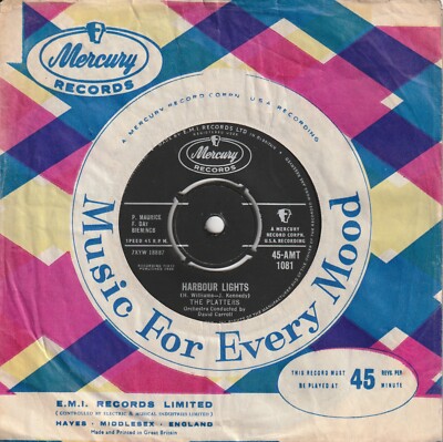 Platters - Harbour Lights (Mercury 1960) 7'' Single
