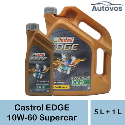 Castrol Edge Supercar 10W-60 5 Liter Motoröl für BMW-M VW 505 00 501 01 ACEA API