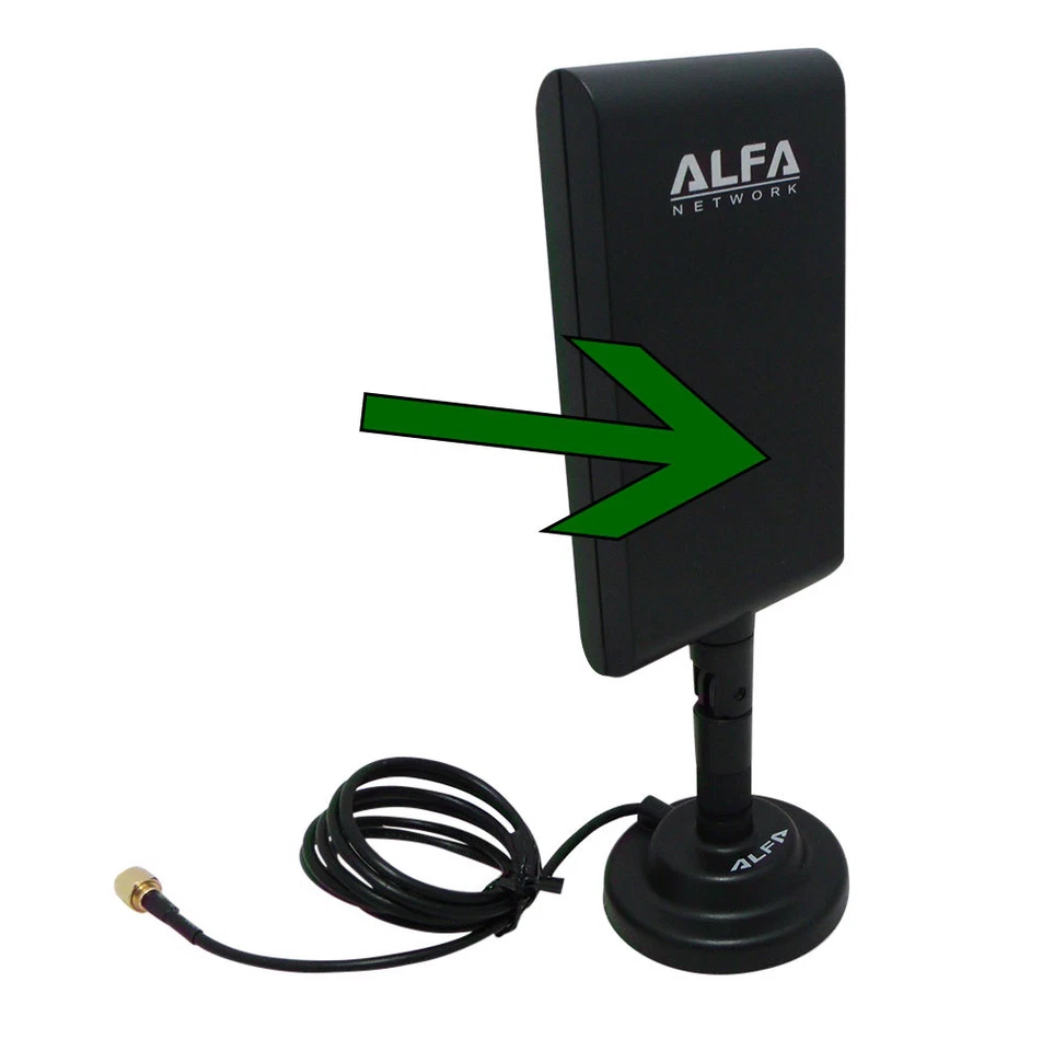 Alfa APA-M25 2.4/5 GHz dual band 10db directional antenna+ ARS-AS01 docking base - Image 3 of 4