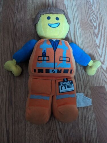 The LEGO Movie 2 EMMET Brickowski Plush 18" Stuffed Mini Figure Character - Picture 1 of 6