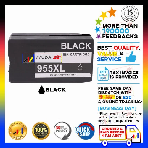 Any NoN-OEM 955XL Ink Cartridge for HP Officejet Pro 7740 8210 8710 8730 8740 - Picture 9 of 15