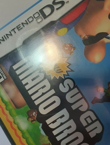 New Super Mario Bros - Nintendo DS NDS US Canada Black Shell Case - New & Sealed - Picture 5 of 6