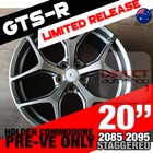 <!--F#f_0-->4x VF GTSR Dark Stainless 20inch Staggered Wheel HOLDEN COMMODORE VL VK VT VY VZ<!--F/-->