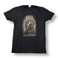 2011 Game of Thrones TT-Shirt TV Promo GOT Season 1 HBO Iron Throne Mens Medium