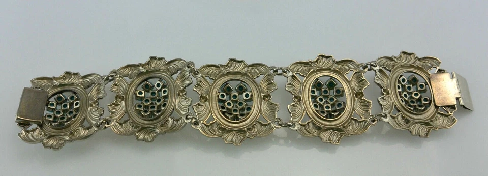 Vintage  Damenarmband mit Türkis / Metall ca. 18 cm - Bild 3 von 4