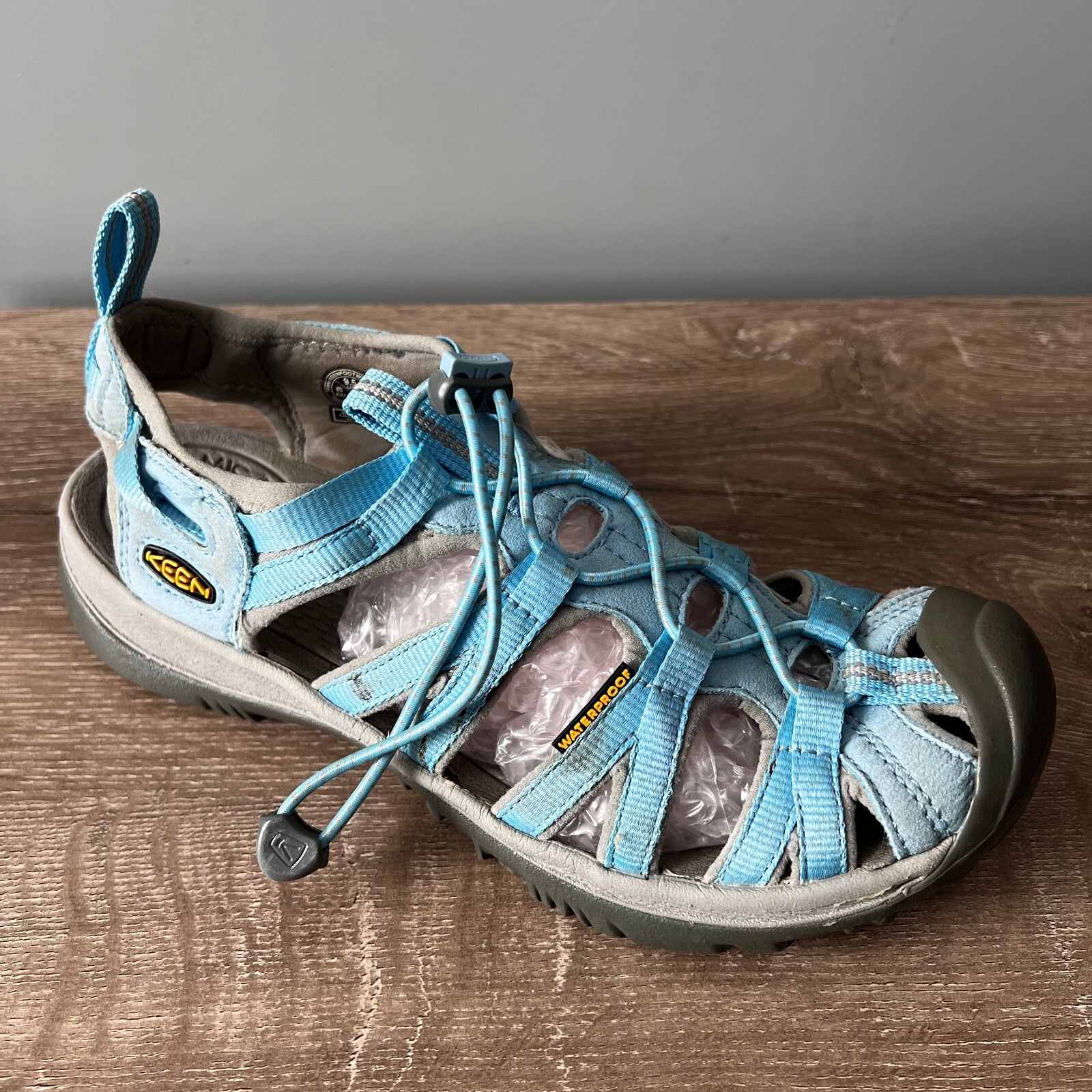 Sandali impermeabili donna Keen Whisper taglia 9 5 blu Alaskan grigio 1012227