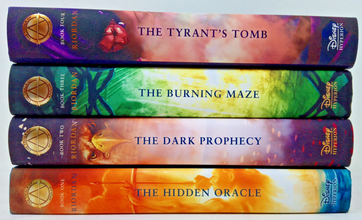 TRIALS OF APOLLO Series by Rick Riordan HARDCOVER Set Books 1-4