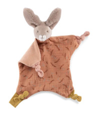 Moulin Roty Trois Petits Lapins Three Little Rabbits Pink  Comforter Wyestyles